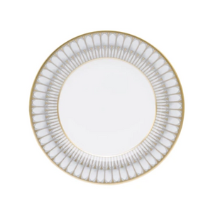 Arcades Dessert Plate Gray/Gold