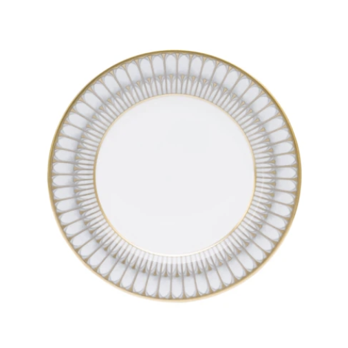 Arcades Dessert Plate Gray/Gold