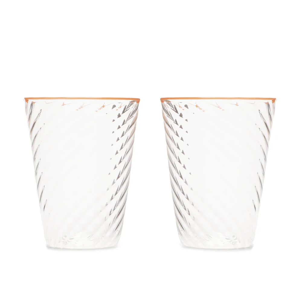 Cosima Orange Tumbler, Set of 6