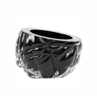 Black Cut Vase