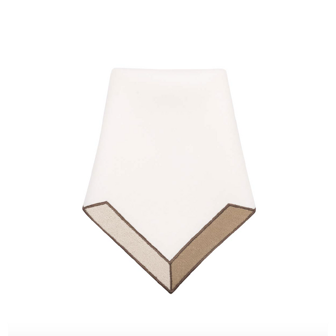 Triangu Beige Napkin, Set of 4
