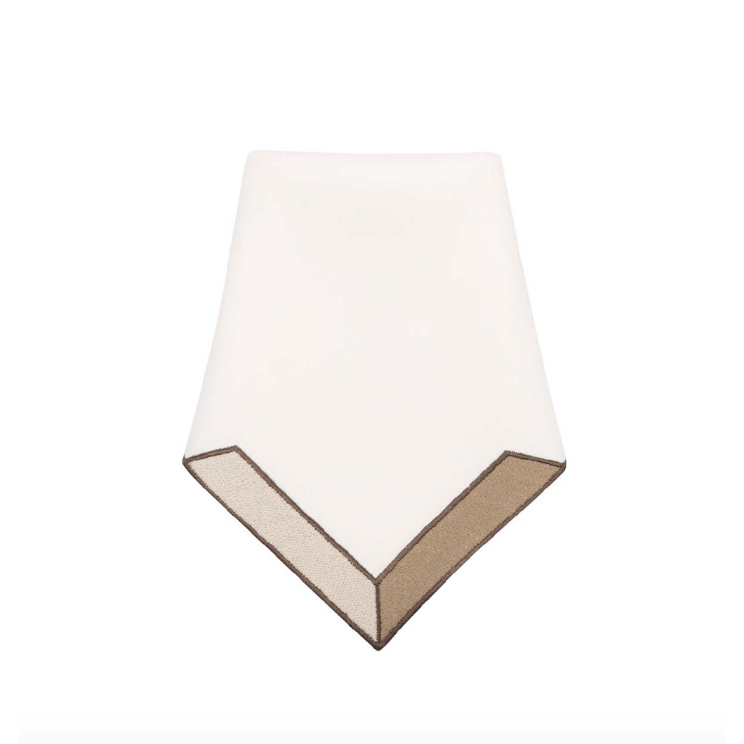Triangu Beige Napkin, Set of 4