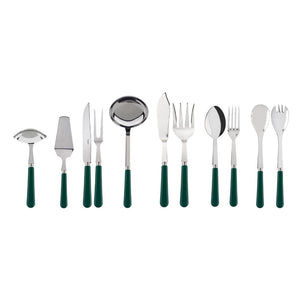 Pop-Unis Green Flatware Set, 5 Pieces