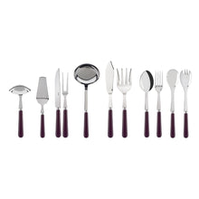 Load image into Gallery viewer, Pop-Unis Aubergine Flatware Set, 5 Pieces