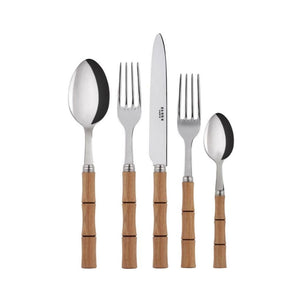 Bambou Flatware Set, 5 Pieces