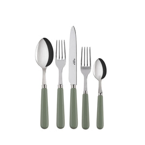 Pop-Unis Asparagus Flatware Set, 5 Pieces