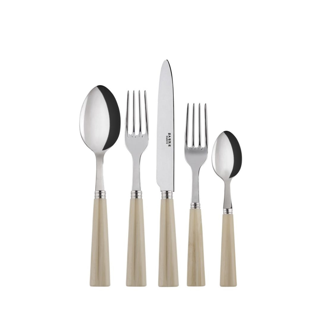 Nature Horn Flatware Set, 5 Pieces