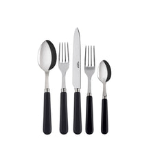 Load image into Gallery viewer, Pop-Unis Black Flatware Set, 5 Pieces