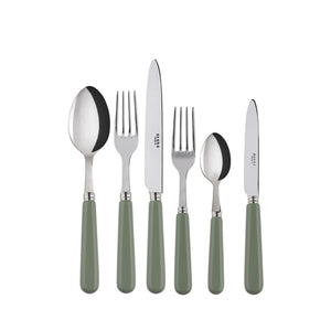 Pop-Unis Asparagus Flatware Set, 5 Pieces