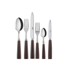 Load image into Gallery viewer, Icône Brown Flatware Set, 5 Pieces
