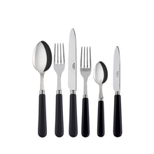 Load image into Gallery viewer, Pop-Unis Black Flatware Set, 5 Pieces