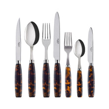 Load image into Gallery viewer, Djembe Tortoise Flatware Set, 5 Pieces