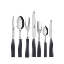 Load image into Gallery viewer, Icône Dark Gray Flatware Set, 5 Pieces