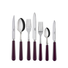 Load image into Gallery viewer, Pop-Unis Aubergine Flatware Set, 5 Pieces