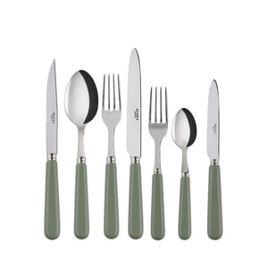 Pop-Unis Asparagus Flatware Set, 5 Pieces