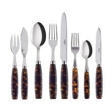 Load image into Gallery viewer, Djembe Tortoise Flatware Set, 5 Pieces
