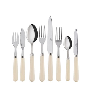 Pop-Unis Ivory Flatware Set, 5 Pieces