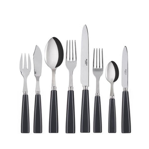 Icône Dark Gray Flatware Set, 5 Pieces