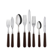 Load image into Gallery viewer, Pop-Unis Brown Flatware Set, 5 Pieces