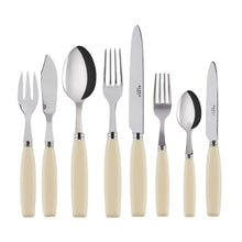 Load image into Gallery viewer, Djembe Ivory Flatware Set, 5 Pieces