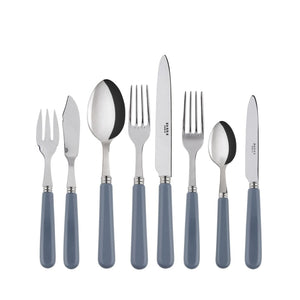 Pop-Unis Grey Flatware Set, 5 Pieces