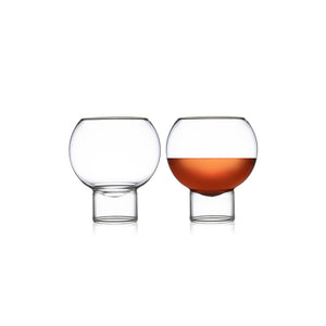 Tulip Low Small Glass, Set of 2