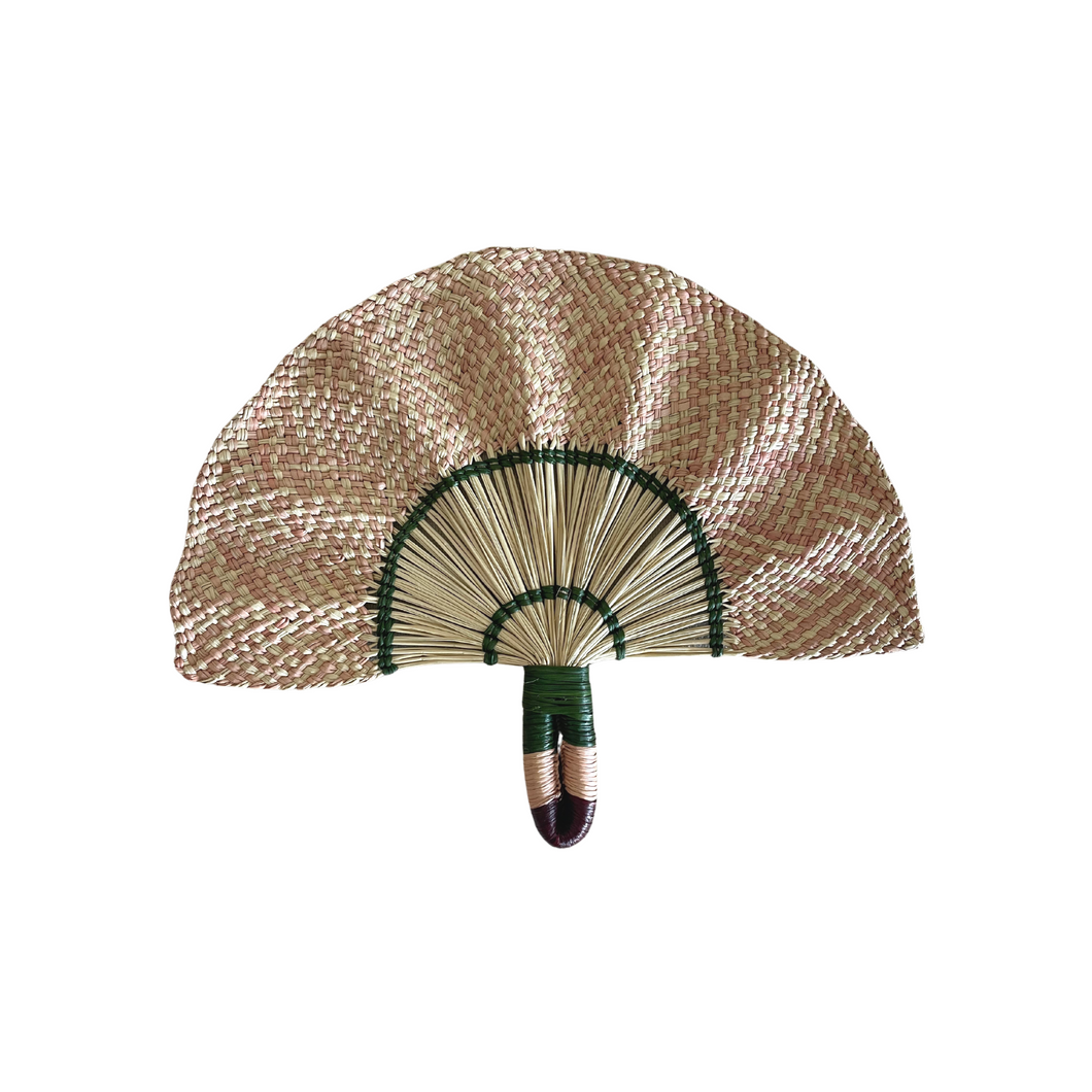 Toquilla Guayaba Fan, Set of 2