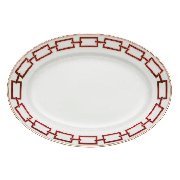 Catene Scarlatto Oval Platter