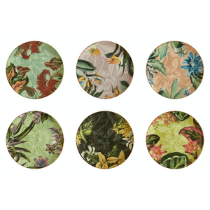 Animalia Dessert Plate, Set of 6