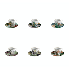 Load image into Gallery viewer, Animalia Espresso Cup, Set of 6