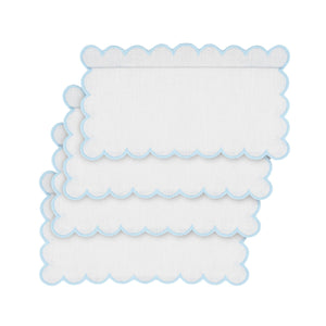 Zurbano Baby Blue Coaster, Set of 4