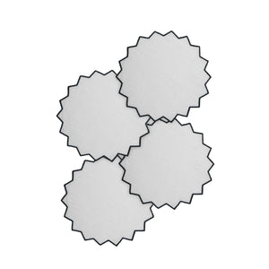 Gernika Black Cocktail Napkin, Set of 4