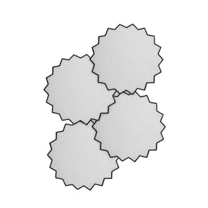 Gernika Black Placemat, Set of 4