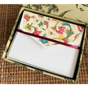Florentine Stationery Cards, Set of 10