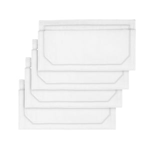 Octo White Napkin, Set of 4