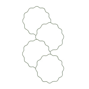 Olas Green Napkin, Set of 4