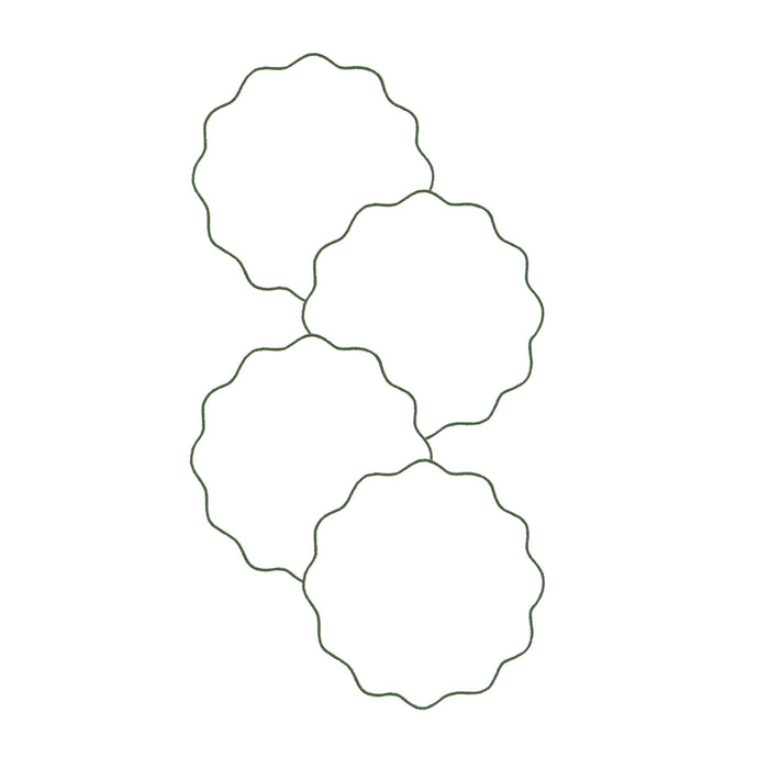 Olas Green Coaster, Set of 4