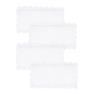 Zurbano White Placemat, Set of 4
