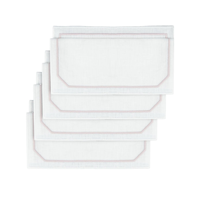 Octo Lila Cocktail Napkin, Set of 4