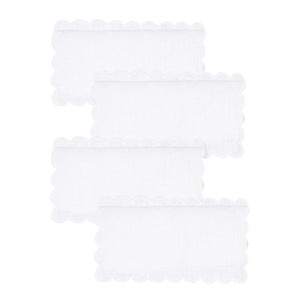 Zurbano White Coaster, Set of 4