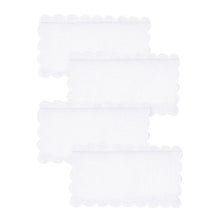 Load image into Gallery viewer, Zurbano White Cocktail Napkin, Set of 4