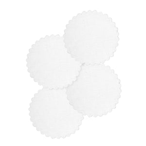 Zurbano White Placemat, Set of 4