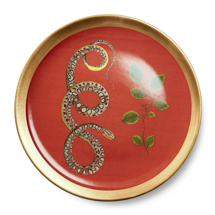 Red Serpenti Plate 1