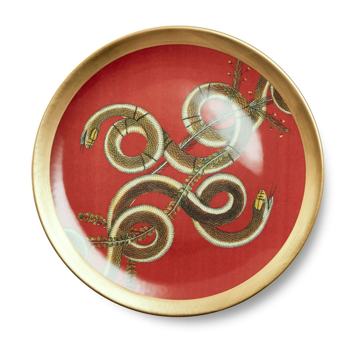 Red Serpenti Plate 4