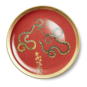 Red Serpenti Plate 5