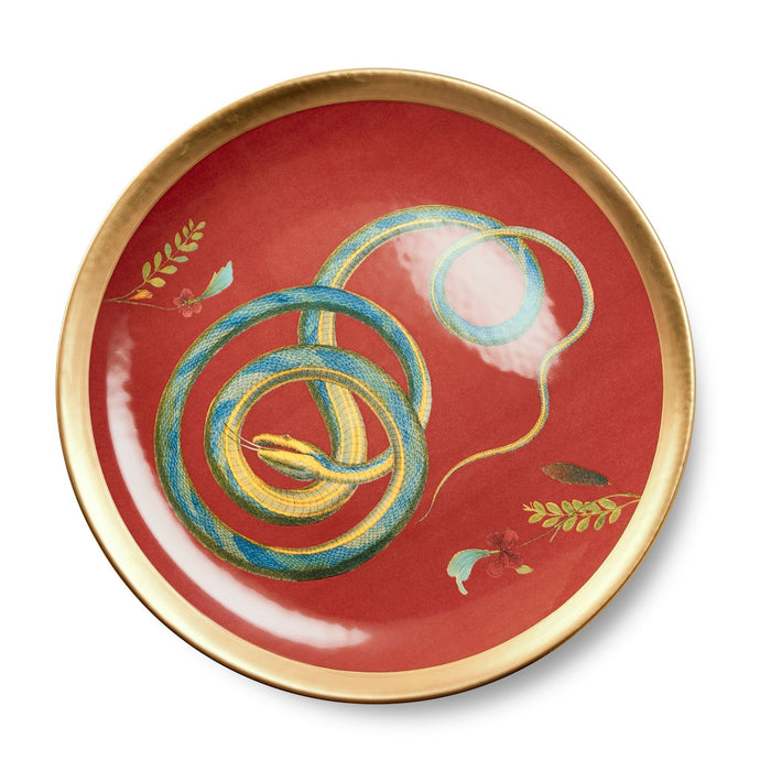 Red Serpenti Plate 6