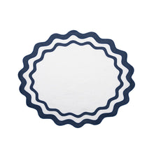 Load image into Gallery viewer, Olas Navy Coaster, Set of 4