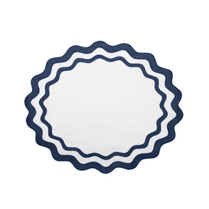 Olas Navy Coaster, Set of 4