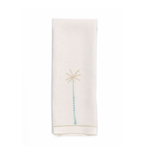 Load image into Gallery viewer, Palm Tree Beige Guest Towel, Set of 2