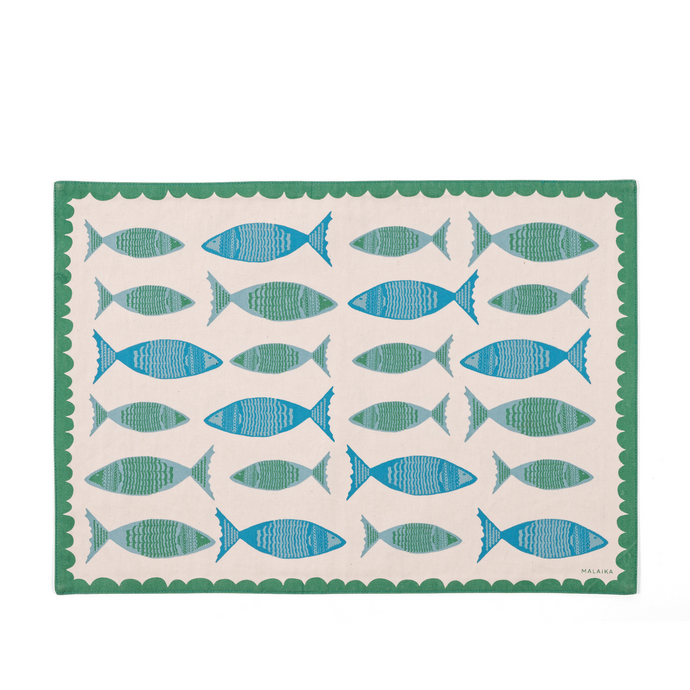 Tilapia Jade Placemat, Set of 4